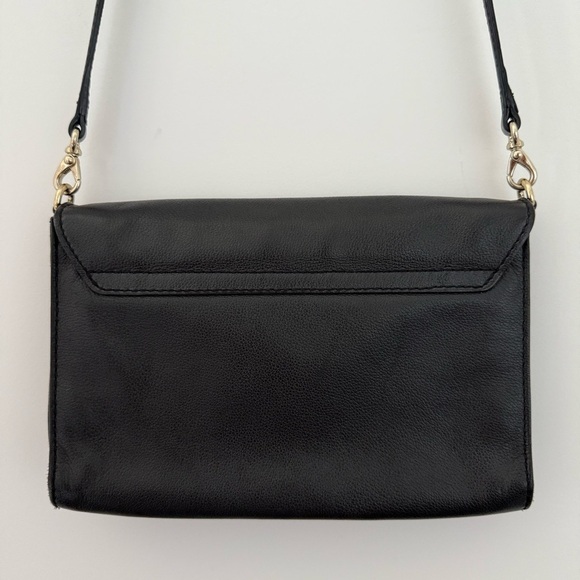 Kate Spade black leather Allen Street Neil crossbody messenger clutch bag - Picture 6 of 7